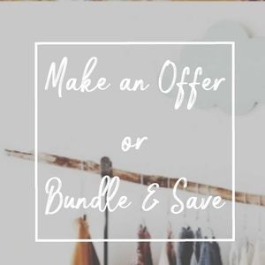 I accept all reasonable offers!!